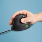 Rato R-Go Tools RGOHBRSWDBL com fio 2400 DPI preto ergonómico destro