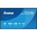 Monitor PC iiyama LH4366UHSB-B1AG 43" UltraHD 4K 60Hz VA Digital Signage WiFi Android 14 6,5ms