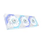 Kühlung Luft ASUS ROG 120mm ARGB Reverse Fan White Edition Dreierpack