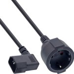 Cavo adattatore InLine IEC C14 Schuko 0,5 m