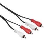 Cable de Audio Hama RCA 1,5 m Negro