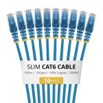 Cable de red StarTech Cat6 U/UTP Azul 10-Pack 1 m