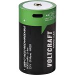 Pila Type D Voltcraft Li-Ion 6000 mAh 1,5 V confezione da 2