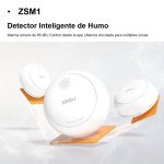 Détecteur de fumée intelligent IMOU ZSM1 Zigbee Batterie longue durée Alarme 85 dB