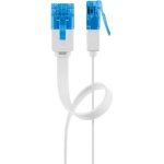 Cable de red Goobay 96303 Cat6a 0,5 m U/UTP RJ-45 Blanco