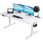 Mesa gaming elevable GTPLAYER 140x60 USB y gancho