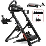Gtplayer Soporte Volante Con Palanca V1 V2 Inclinable Multiplataforma - Negro Rojo