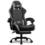 Sedia Gaming GTPLAYER con supporto lombare e poggiapiedi, rivestimento PU