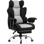 Silla gaming GTPLAYER con soporte lumbar de muelles y reposapiés ajustable