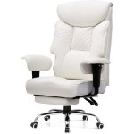 Cadeira de gaming GTPLAYER Grande utilizador 3D PU 180kg Branco