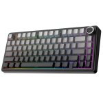 Clavier Aula F75 Tri-mode RGB 75% Compact avec Switches Reaper