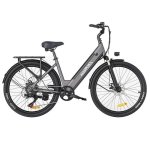 Bicicleta Elétrica HillMiles MileCity 1 26 polegadas Autonomia 100 km