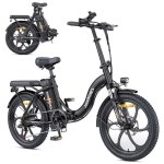 Vélo électrique pliant HillMiles MilePort 1 250W 20" Fat pneus 7 vitesses