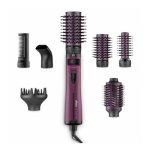 Spazzola Modellante Ufesa GlamSpin 1200W Ceramica 2 Temperature 7 Accessori Viola/Nero