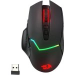 Ratón Redragon M690-1 inalámbrico 2400 DPI negro ergonómico 4 botones