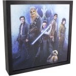 Cuadro The Last Jedi Star Wars 3d Luminart Holograma