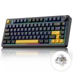 Tastatur Aula F75 75% kompakt RGB Tri-Modus Switch Greywood V3 US ANSI