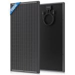 Pannello Solare Autrucker Monocristallino 100W 12V IP68 18BB