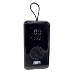 Compresor de Aire Portátil Zwheel NEO Con Luz LED Batería 2000 mAh y Power Bank Negro