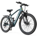 Bicicleta Eléctrica Aairsk 26 Pulgadas Motor 250W Batería 36V 13Ah 21 Velocidades Azul