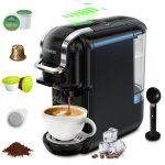 Máquina de café de cápsulas HiBREW H2B 600ml 19 Bares extração quente e fria