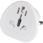 Adaptador de enchufe Vivanco Tipo F Universal Blanco