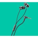 Auriculares PLOOS filaires universels in-ear pour appels et musique noir