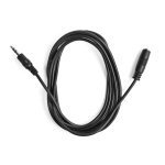 Audiokabel Ekon ECAJACK18MFK 3.5mm 1.8m Schwarz