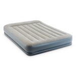 Colchão insuflável duplo Intex DuraBeam Pillow Rest Mid-Rise com bomba de ar