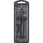 Compás de ajuste rápido Faber-Castell Stream piedra negra 34 cm