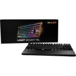 Tastatur Be quiet Light Mount TKL leise mechanisch RGB deutsch