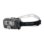 Linterna Ledlenser HF8R Core inlámbrica negra con LED y cinta cabeza