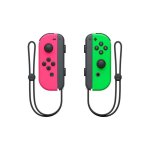 Mando Nintendo Joy-Con inalámbrico Bluetooth para Switch verde claro y rosa