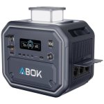 Stazione di energia ABOK Ark2800 2160Wh 2800W 4 porte PD 140W LiFePO4 App UPS