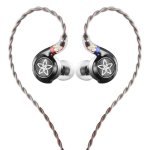 FiiO FH11 Hybrid In-Ear Kopfhörer Hi-Res Sound mit abnehmbarem Kabel Schwarz