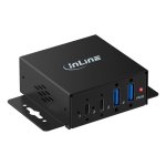 Hub InLine 4 porte 5 Gb/s USB 3.2 Gen 1 modello 35396H metallo nero