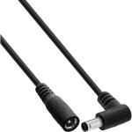 Cable de extensión DC InLine 26902L 2 m 5,5 x 2,1 mm AWG18 negro