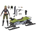 Figura de acción Hasbro G.I. Joe Classified Series Zanya con vehículo Chameleon y accesorios