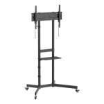 IGGUAL SRTV75 TV-Ständer mit Rollen 32 bis 75" VESA 100x100 bis 600x400 Max 70Kg
