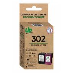 Cartouche d'encre HP 302 UPrint Pack noir et couleurs