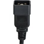 Cable de alimentación TTL C19-C20 H05VV-F 3×1,5mm² 2,5m