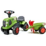 Tracteur a pedales Falk Claas - Volant et remorque
