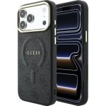 Funda para móvil Guess Backcover PU-Leder schwarz und gold für Apple iPhone 17 Pro