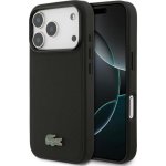 Funda para móvil Lacoste Backcover PC TPU Preto com logo metálico para iPhone 17 Pro