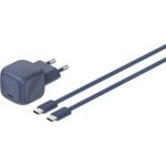 Chargeur Belkin BoostCharge 30W USB PD PPS et câble 2m Indigo