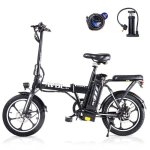 Bicicleta eléctrica plegable AVDL A10 250W 36V 12.8Ah 16"