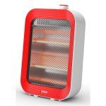 Calefactor de Piso Olimpia Splendid Quarzia Slim 800W Rojo Giratorio