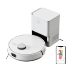 Robot aspirador y fregasuelos Liectroux M70 Pro con autovaciado Navegación LiDAR 6500Pa Control por voz