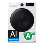 Lavasecadora Samsung 9kg A/D WD90HG5U34BEEC con AI EcoBubble y vapor