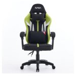 Silla gaming NASA Saturn Pro Negro/Verde Ajustable